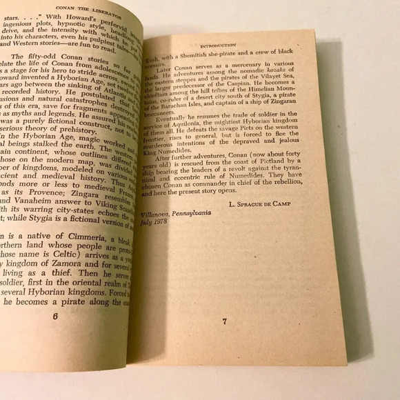 Vintage 1979 Conan the Liberator L Sprague De Camp Lin Carter Paperback - Picture 13 of 16